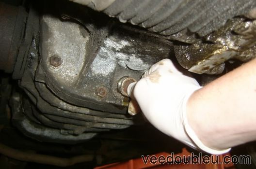 Replace the 2nd drain plug